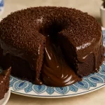 Bolo vulcao de chocolate