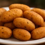 Bolinho de Batata com Frango