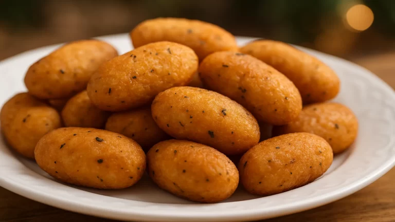 Bolinho de Batata com Frango