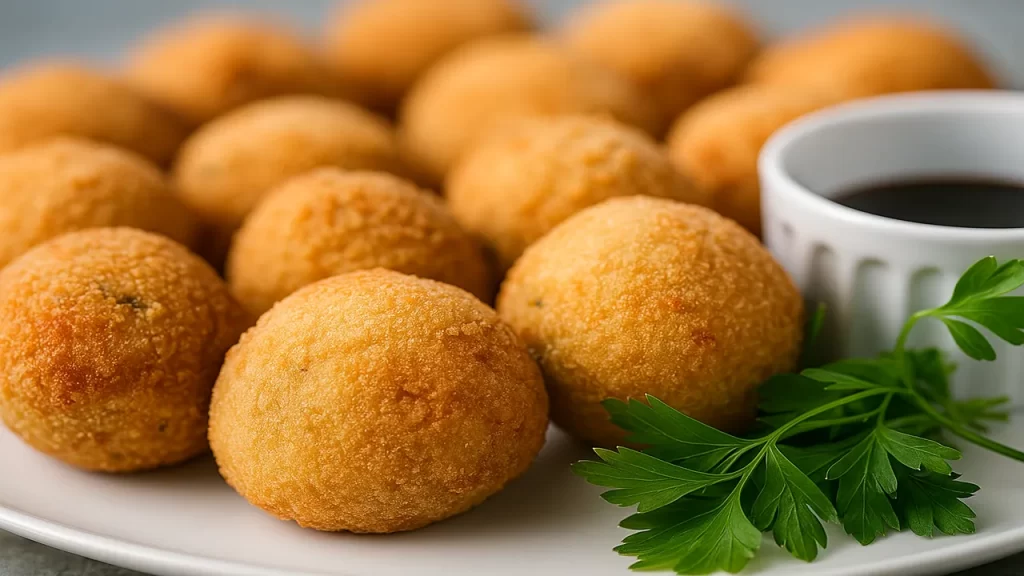 Bolinho de Peixe sequinho - Tilapia
